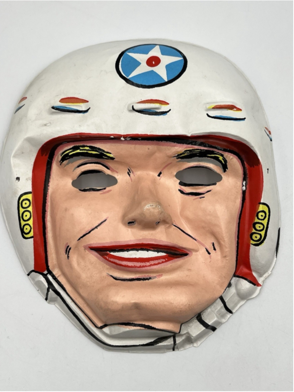 VINTAGE MASK -1960's Not STEVE CANYON mask - Halco SEE ALL ZOOM IN AS IS
